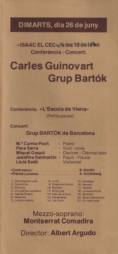 Grup Bartok, Girona, 26-6-1984